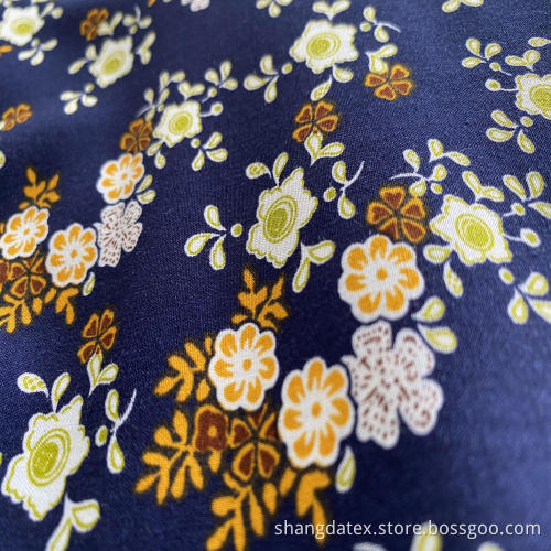 Fast Deliver Time Shaoxing Rayon Screen Print Fabric